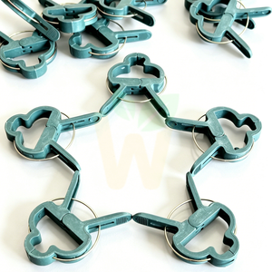 Clip di Fissaggio a Muro Verdi per Orticoltura, per Vasi di Fiori e Piante, Ideali per la Coltivazione - Product Image 1
