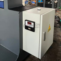 Machine à riveter pneumatique pour conduits d'air en tôle avec moteur et pompe, puissance 5 kW