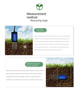 Sensore Portatile Tutto-in-Uno per il Monitoraggio del Suolo: Temperatura, Umidità, Contenuto d'Acqua, Salinità, Conducibilità, pH, Azoto, Fosforo e Potassio - Product Image 5