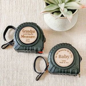 Cinta Métrica Personalizada de ABS/Madera - Regalo para el Día del Padre, Grabado Personalizado, Impresión en Serigrafía, Regalo Promocional para Él - Product Image 2