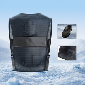 GMC Yarı İletken Soğutma Yeleği Yaz Dış Mekan Çalışmaları İçin Uzun Süreli Soğutma Kıyafetleri %100 Polyester Peltier Soğutma Yeleği - Product Image 5