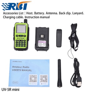 Baofeng UV-5R Mini Ham Radio <span class=keywords><strong>2</strong></span>-Pack: 5W Draagbare Walkie-Talkies Met USB-C Opladen, App-Programmering En 999 Kanalen - Product Image 6
