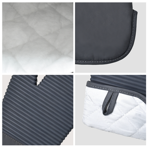 Gants de four en silicone imprimés résistants à la chaleur, pour grillades, barbecue, cuisson, gants de four personnalisés imprimés - Product Image 5