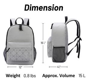 Bolsa Táctica Impermeable Antirrobo Molle, Bolsa de Utilidad Suave, Organizador de Equipo para Exteriores, Senderismo, Camping, Viajes, Mochila de Poliéster - Product Image 4