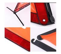 Triangle de sécurité routière homologué DOT, identique à la norme américaine FMVSS 571.125, kit de triangle réfléchissant