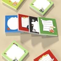 Bloc-notes de dessin animé - Autocollant réutilisable pour étudiants et tableau d'affichage, cadeau personnalisable