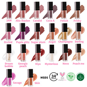 Brillo Labial con Sabor a Helado de Marca Privada, Brillo Labial Orgánico de Alta Calidad, Base Brillante, Logotipo Personalizado, Venta al por Mayor, 6 ml, Nuevo - Product Image 3