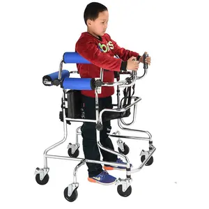 Portable Height Adjustable Children Cerebral Palsy Disabled Kids Hemiplegia Mobility Rehabilitation Training Walker Aid