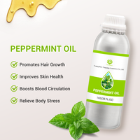 Huile essentielle de menthe poivrée biologique en gros, 100% pure, en vrac, en gallon, pour applications raffermissantes et nourrissantes