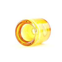 Bouteilles d'huiles en verre transparent épais de luxe fond plat marque privée personnalisée 3ml 10ml 1oz 2oz collier plaqué bouchon compte-gouttes parfum