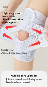 Dolor de <span class=keywords><strong>rodilla</strong></span> Compresión ajustable <span class=keywords><strong>Rodilla</strong></span> Rotuliano Almohadilla con estabilizadores laterales para <span class=keywords><strong>meniscal</strong></span> Tear Hombres Mujeres - Product Image 2