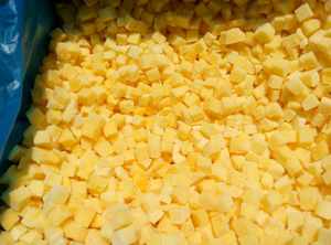 DSF HACCP Frutas a Granel Certificadas por BRC Chino, Jugo Concentrado de Mango Congelado en Cubos de 10x10 mm, Naturalmente Dulce, Grado A, Proceso LQF <span class=keywords><strong>2</strong></span> - Product Image 2