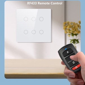 Tuya thông minh điều khiển từ xa 4/6/8 gang tường thiết bị chuyển mạch Tempered Glass cảm ứng chuyển đổi <span class=keywords><strong>Wifi</strong></span>/ZigBee ánh sáng thông minh interruptor - Product Image 5