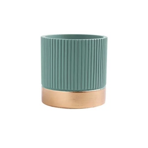 Pot de fleurs <span class=keywords><strong>en</strong></span> ciment Morandi, forme cylindrique côtelée, taille personnalisée, <span class=keywords><strong>pas</strong></span> <span class=keywords><strong>cher</strong></span>, pour plantes d'intérieur et d'extérieur, cactus, succulentes, décoration de jardin - Product Image 4