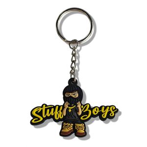 Porte-clés personnalisé en gros avec logo, en PVC souple 2D/3D et caoutchouc de silicone, pour usage professionnel - Product Image 4