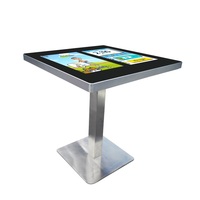Table tactile 21.5-43 pouces kiosque interactif carré ou rectangle restaurant thé café table intelligente