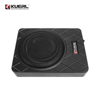 Subwoofer Auto Ultra-Fin Haute Puissance avec Grave Pur, Haut-Parleur à Cône Papier Simple Bobine pour Modification Audio Voiture 12V CC