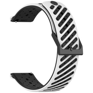 Bracelet de <span class=keywords><strong>montre</strong></span> en silicone Eraysun réglable, imperméable, respirant, style trou incliné pour <span class=keywords><strong>SUUNTO</strong></span> RACE2, 22 mm - Product Image 2