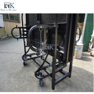 Plateforme de Scène Pliante Professionnelle sur Roues pour Hôtels, Événements, Mariages, Banquets, Écoles et Spectacles Intérieurs - Product Image 5