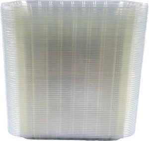 Contenedores de Alimentos Desechables y Reciclables de PP Biodegradable al por Mayor con Estampado en Relieve para Carne de Res, Mariscos y Carne en General, Rectangulares y al Vacío - Product Image 4
