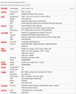 Celulares Android 4G Originales para Amsung <span class=keywords><strong>A22</strong></span> de Segunda Mano, Desbloqueados, Usados para Teléfono Inteligente Amsung <span class=keywords><strong>A22</strong></span> - Product Image 6