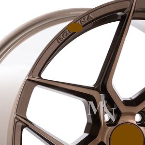 Maining RFX11ปลอมแปลงล้อสีดำสีบรอนซ์ผ้าซาตินสีบรอนซ์5ล้อล้ออัลลอย18 24นิ้วแบบกำหนดเองสำหรับฟอร์ดสำหรับมัสแตง GT350 <span class=keywords><strong>GT500</strong></span> S550ใหม่ - Product Image 4