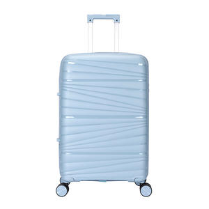 <span class=keywords><strong>Valise</strong></span> à roulettes de style américain <span class=keywords><strong>sous</strong></span> le siège <span class=keywords><strong>Valise</strong></span> à bagages ABS USB 4 pièces extensible en PP - Product Image 2