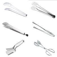 Yolecen vente en gros pinces à Steak de cuisine en acier inoxydable épaissies longues pinces à BBQ pour pain salade Buffet nourriture-pour la restauration et la maison