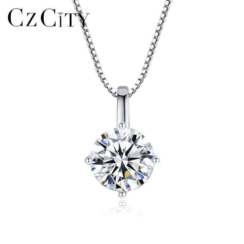 CZCITY Charm Moissanite Diamond Luxury Iced