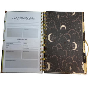 Tarot Jornal com folha de ouro Gold Corner Elastic Band Tab Páginas e adesivos Impressão personalizada - Product Image 5