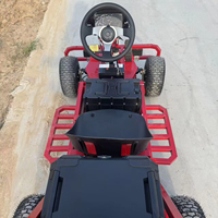 Kart électrique 2 places pour adultes, location pour parcs d'attractions, divertissement de course en plein air, karting tout-terrain, phares LED