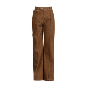 Conjunto de 2 Piezas para Mujer, Pantalones Largos Ajustados con Cuello de Lazo y Diseño Moderno, Tendencia de Primavera - Product Image 5