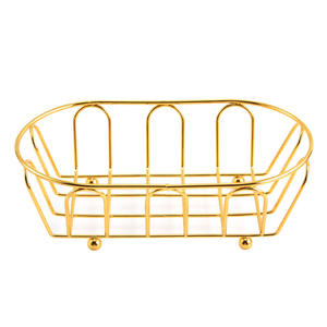 Plato <span class=keywords><strong>de</strong></span> fruta, Mini cesta <span class=keywords><strong>de</strong></span> hierro para freír, restaurante occidental, café, pollo frito, cesta, vajilla creativa - Product Image 1