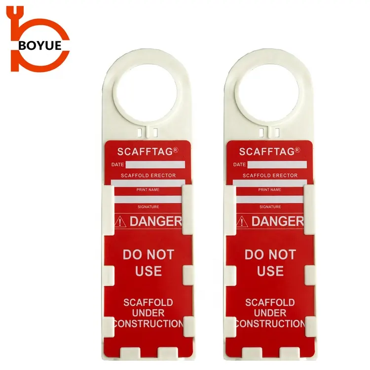 Boyue Factory good price Scaffolding tag   holder lockout tagout