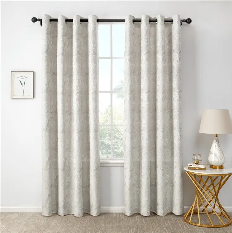 White Curtain Hot Sell Amazon New Good Quality Window Panel Cheap Ready Made White Sheer Curtain For Living