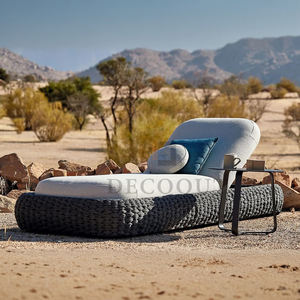 خارج الفندق المتسكع إطار الألومنيوم شرفة فيلا مشمسة الروطان في الهواء الطلق طوي شرفة حمامات الشمس حمام سباحة حديقة صالة كرسي - Product Image 6