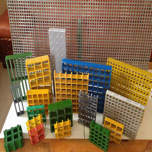 高品質カスタマイズされた屋外温室ファイバーグラスFRP格子排水成形切断サービスグリーンサイズオプション - Product Image 1