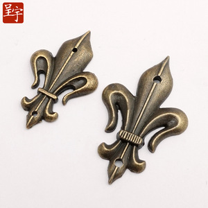 Patches décoratifs en métal Chengyu, alliage de zinc, style traditionnel, pour meubles, bricolage, coins et angles. - Product Image 2