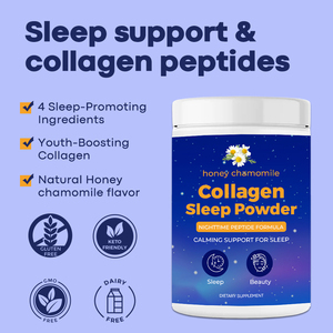 OEM personalizzato istante melatonina in polvere integratore di sonno collagene sbiancamento della pelle in polvere per le donne integratore di collagene - Product Image 3