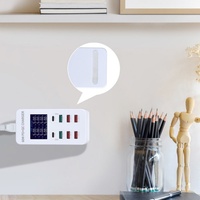 Station de charge USB 8 ports 60W avec affichage LCD pour iPhone, iPad, Samsung, Kindle, tablette, écouteurs