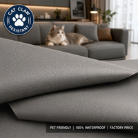 Vente en gros de rouleaux de cuir PVC imperméables et anti-rayures de 1,0 à 1,3 mm |   Tissu synthétique résistant aux griffes de chat pour canapé, voiture, matelas, rembourrage
