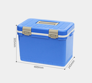 Glacière de stockage portable 11L avec support à main boîtes de boisson alimentaire en plastique écologique pour <span class=keywords><strong>camping</strong></span> en plein air outil de bureau monté sur voiture - Product Image 5