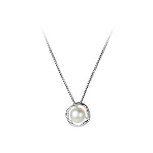 Collar de Perlas de Plata de Ley S925 para Mujer, Diseño de Conejo con Estilo Ins, Joyería Inspirada en el Zodiaco Y00079 - Product Image 5