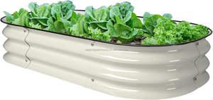 Boîte à herbes en métal galvanisé <span class=keywords><strong>pour</strong></span> jardinière Fleur de jardin ondulée grise <span class=keywords><strong>Ardoise</strong></span> Aluzinc surélevée - Product Image 3