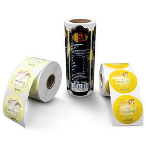 Customized Printing Vinyl Waterproof Stickers Bottle <b>Packaging</b> <b>Label</b> Clear Print PP Stickers Jar Sticker - Product Image 4