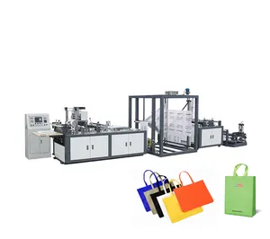 Multifunctional non-woven bag making machine is suitable for flat pocket tshirt bag