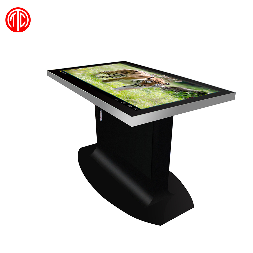 4K all in one PC System 43 inch waterproof smart multi touch screen game table high resolution kiosk liquid Crystal Display Advertising