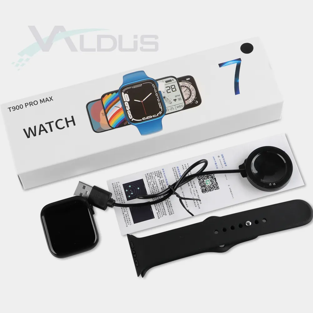 Valdus original t900 smartwatch schermo da 1.69 pollici serie 7 reloj inteligente android smart watches T900promax