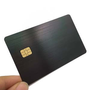 Carte <span class=keywords><strong>di</strong></span> <span class=keywords><strong>Credito</strong></span> in Metallo Personalizzate, Formato Standard, Economiche, Nere, con Chip EMV e Design Personalizzato - Product Image 1