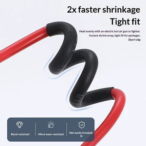 <span class=keywords><strong>Manchon</strong></span> isolant thermorétractable en silicone, rapport <span class=keywords><strong>2</strong></span>:<span class=keywords><strong>1</strong></span>, résistant à l'usure, protection de câble, 1KV, longueur 1m - Product Image 3